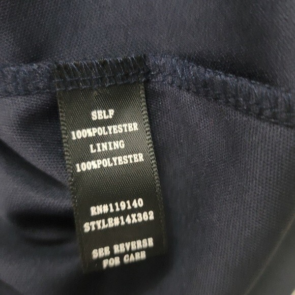 Chiffon Blue Longsleeve Lined Mini Dress with Strappy back Womens - Picture 12 of 13